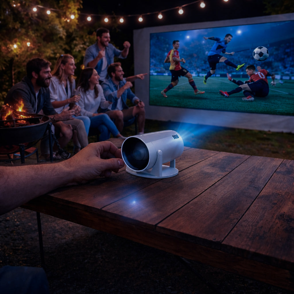 CineLux™ Proyector Portátil Inteligente - Convierte cualquier espacio en tu cine personal en segundos