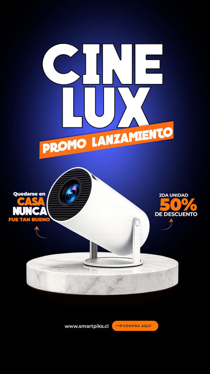 CineLux™ Proyector Portátil Inteligente 4k